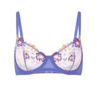 Soutien-gorge balconnet brodÃ© avec armatures femme Huit La Vie Est Belle Bleu 100E
