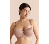 Soutien-gorge bandeau coques fines - Pure Eclat - 90C - Taupe - Femme - Etam