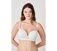 Soutien-gorge bandeau en dentelle - Panama - 90E - Ecru - Femme - Etam