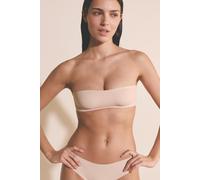 Soutien-gorge bandeau en microfibre - Pure Fit - XL - Beige - Femme - Etam