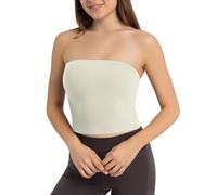 Soutien Gorge Bandeau Grande Taille Bretelle Amovible sans Bretelles Transparentes Femme Allaitement Rembourré Transparent Beige Soutien-Gorge Dentelle