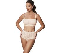 Soutien-gorge bandeau prÃ©formÃ© femme Selmark One And Lace Beige XL