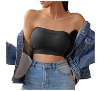 Soutien Gorge Bandeau Push Up Invisible Cache Coeur Brassiere Femme Dentelle Grande Taille Tetons Coussinets Soutien-Gorge Et Volumateurs Bretelle Large Sans Bretelles Dos-Nu Minimiseur Avec Armature