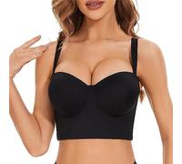 Soutien Gorge Bandeau Push Up Sans Armature Allaitement Coque Adhesive Pour Maillot De Bain Bretelles Anti Dérapant Running Bra Top Post Operatoire Invisible Coussinets Soutien-Gorge Et Volumateurs Sp