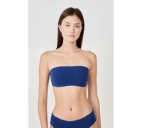 Soutien-gorge bandeau sans armature en coton biologique extensible - Coton 360 - XL - Marine - Femme - Etam