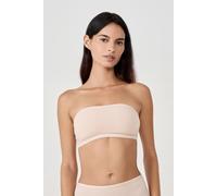 Soutien-gorge bandeau sans armatures en coton biologique extensible - Coton 360 - M - Beige - Femme - Etam