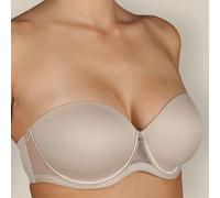 Soutien-gorge bandeau Selene Esmeralda À Armature Bonnet C Noir Marfil Tierra