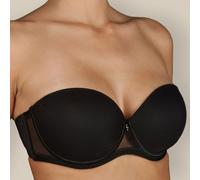 Soutien-gorge bandeau Selene Esmeralda À Armature Bonnet C Noir Marfil Tierra