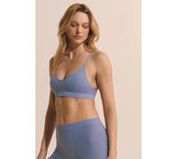 Soutien-gorge brassière confort optimal en coton - Amande - L - Bleu - Femme - Etam