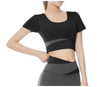 Soutien Gorge Brassiere Femme - Soutien-Gorge de Yoga Patchwork Haute Taille pour Femme - Confort Extrême et Sécurité Optimale Lors des Séances de Sport