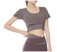 Soutien Gorge Brassiere Femme - Soutien-Gorge de Yoga Patchwork Haute Taille pour Femme - Confort Extrême et Sécurité Optimale Lors des Séances de Sport