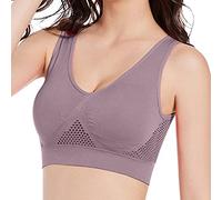 Soutien Gorge Brassiere Sport Femme Grande Taille Impact Elevé Non Rembourré Brassière Femme Soutiens Gorge sans Armatures sans Coutures Confort Soutien Gorge de Tous Les Jours