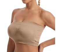 Soutien Gorge Bretelle Amovible Invisible Dos Nu Femme Nue Maxi Push Up sans Grande Taille Bandeau Armature Coque Adhesive Large Poitrine Vetement Peau a Strapless Bra