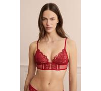 Soutien-gorge bustier en guipure - Wild Night - 90C - Red - Femme - Etam