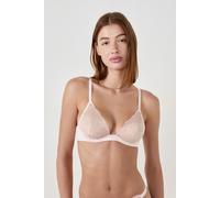 Soutien-gorge classique avec broderie - Divine - 90E - Rose - Femme - Etam