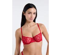 Soutien-gorge classique en dentelle - Folie - 90C - Red - Femme - Etam