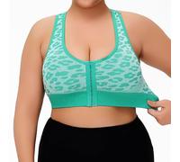 Soutien-Gorge Confortable à Fermeture Avant pour Une Tenue décontractée, Parfait pour Une Utilisation Toute l'année, s'associe avec Un Jean. Taille détaillée Incluse pour Un (Light Green, XL)