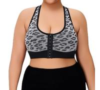 Soutien-gorge confortable avec fermeture à l'avant pour les loisirs, parfait pour une utilisation toute l'année, s'accorde avec un jean. Tailles détaillées pour un ajustement optimal., Noir , 6XL