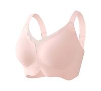 Soutien-gorge confortable de grande taille pour un usage quotidien, activités de plein air plus. Conçu pour le maintien, avec quatre crochets, Rose, XXL