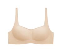 Soutien-gorge confortable et de soutien pour un usage quotidien Conception sans couture pour un confort ultime Idéal pour une utilisation toute la journée Parfait pour sous n'importe quelle (Beige- M)