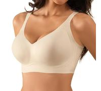 Soutien Gorge Confortable Soutien-Gorge sans Coutures à Armatures Et Bandes LatéRales en GeléE sans Rembourrage Un Maintien Confortable