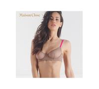 Soutien-Gorge Corbeille Corps à Corps Taupe & Rose Fluo