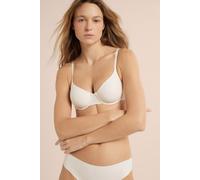 Soutien-gorge corbeille en microfibre - Pure Fit - 95B - Ecru - Femme - Etam
