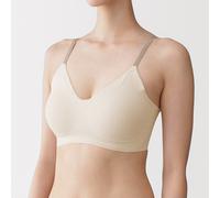 Soutien-gorge côtelé Soft Touch confortable pour femme Vert Cendré M