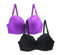 Soutien Gorge CœUr Croisé Sous Vetement Femme Sous-vêtements femme 34/75 36/80 38/85 40/90 42/95 44/100 BCDE soutien-gorge Sexy dentelle soutien-gorge Soutien Gorge CœUr Croisé (Light Blue, 95D)