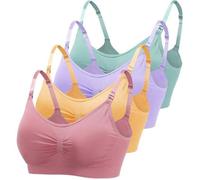 SOUTIEN-GORGE d\\\'allaitement multicolore 4Pcs d\\\'allaitement et de sommeil pour femme Multicolor XXL