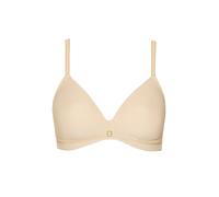Soutien-gorge dÃ©colletÃ© prÃ©formÃ© sans armatures femme Lisca Laura Beige 90B