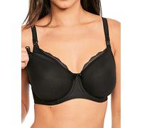 Soutien-gorge d'allaitement à armature bonnet moulé lisse Pure noir