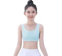 Soutien-gorge de développement pour filles, soutien-gorge d'entraînement sans bretelles, sous-vêtements de puberté pour adolescentes, soutien-gorge confortable sans fil avec soutien doux, respirant et