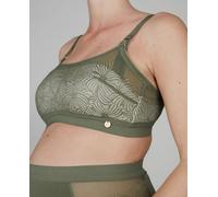 Soutien-gorge De Grossesse Et D'allaitement Sans Armature Dahlia Kaki 2XL