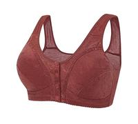 Soutien-Gorge de Sommeil à Couverture complète pour Femmes âgées d'â Moyen, Gilet Respirant, Haut sans Fil, Fermeture Frontale, Soutien-Gorge de Yoga
