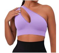Soutien Gorge de Sport 2025 Push Up Brassière Débardeur Confortable Asymétrique Rembourré Entraînement Yoga Zero Feel Bustier