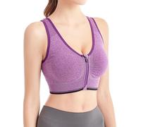 Soutien-Gorge de Sport à Fermeture éclair sur Le Devant pour Femme, Soutien-Gorge Post-Chirurgie, Fermeture à l'avant, Soutien-Gorge de Compression Dos Nageur, Soutien-Gorge de Mastectomie