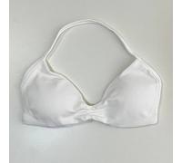 Soutien-Gorge De Sport À Impact Pour Femmes,Haut De Sport À Bretelles,Dos Nu,Avec Bonnets Amovibles,Vêtements D'entraînement,Haut Court,Sans Couture,Col Licou,Yoga.White.L