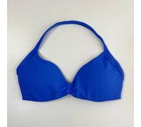 Soutien-Gorge De Sport À Impact Pour Femmes,Haut De Sport À Bretelles,Dos Nu,Avec Bonnets Amovibles,Vêtements D'entraînement,Haut Court,Sans Couture,Col Licou,Yoga.Electric Blue.L