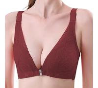 Soutien-gorge de sport à une épaule pour fille de course, bordeaux, 100C