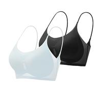 Soutien-Gorge de Sport Anti-affaissement en Soie Ultra Fine et Confortable pour Femme Brassiere Soutien Gorge Femme Coton Soutien Gorge (I, XL)
