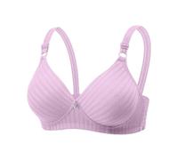 Soutien-gorge de sport confortable à bonnets complets soutien-gorge chaud hors de l'étagère soutien-gorge de course fille une épaule soutien-gorge de sport, violet, 68