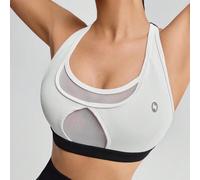 Soutien-gorge de sport essentiel pour femme, conception sophistiquée. Vêtements d'entraînement, tenues sportives, Top court respirant pour l'activité physique, yoga quotidien, vélo, HIIT, bureau à cou