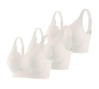Soutien Gorge De Sport Femme - Ensemble de 3 Soutiens-Gorge de Sport Femme sans Coutures Réglables pour Loisirs et Entraînement à Domicile Toutes Saisons 3pièces