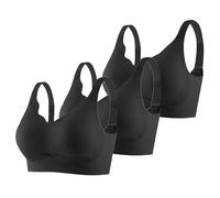 Soutien Gorge De Sport Femme - Ensemble de 3 Soutiens-Gorge de Sport Femme sans Coutures Réglables pour Loisirs et Entraînement à Domicile Toutes Saisons 3pièces