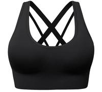 Soutien-Gorge de Sport Femme Grande Taille sans Armature Brassière Dos Nageur Coussinets Amovibles Soutien-Gorge Maintien Moyen Respirant Élasthanne sous-Vêtements de Sport Yoga Fitness Quotidien