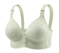 Soutien-gorge de sport fin et respirant pour femme - Grande taille - Sans armatures - Gros seins pour montrer la beauté du dos - Quatre soutiens-gorge de course à pied pour fille, Vert, 108