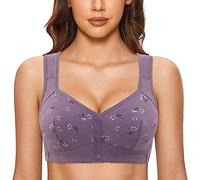 Soutien-Gorge de Sport Post-opératoire Brassière Femme Soutien Gorge Ouverture Devant Lingerie avec Coussinets Amovibles Push Up Courir Vest Soutien-Gorge Grande Taille