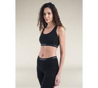 Soutien-gorge de sport pour femme Icebreaker Merino Blend 125 Zoneknit Racerback Bra noir M