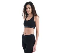 Soutien-gorge de sport pour femme Icebreaker Merino Blend 125 Zoneknit Racerback Bra noir XS